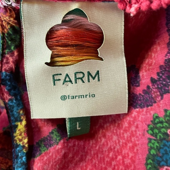 FARM Rio Red Floral Mini Dress - Picture 14 of 14